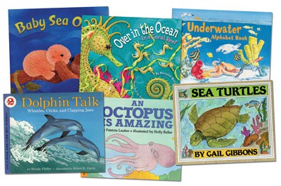 Sea Animals Literature Library Bound Book