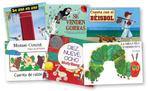 Counting Literature Library in Spanish Set of 6
