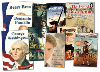 American Revolution Thematic Library Bound Book Set of 11