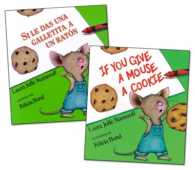 If You Give a Mouse a Cookie English and Spanish Book Set