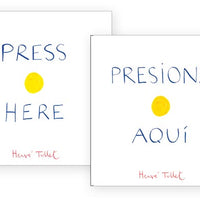 Press Here/Presiona aqu Spanish/English Book Set