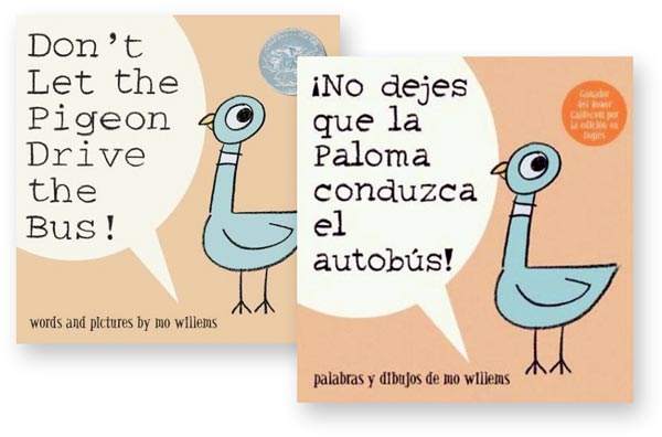 Don't Let the Pigeon Drive Spanish/English Book Set