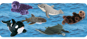 Coordinating Sea Animals Set of 7