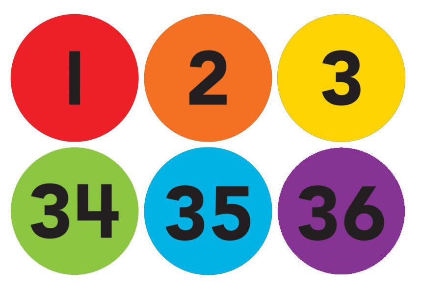 Numbers Carpet Markers 4