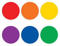 Colorful Circle Carpet Markers 4"
