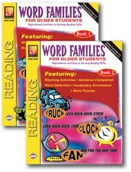 Word Families For Older Students Book 2