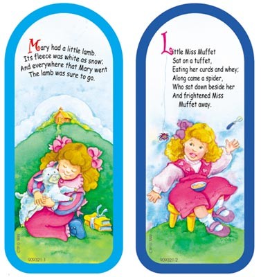 Mary Had a Little Lamb / Little Miss Muffet Bookmarks