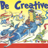 Be Creative at Your Library Small Poster
