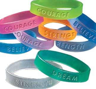 Rubber Band Bracelets - Sayings