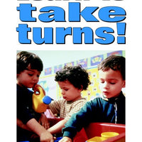 Learn to Take Turns Poster Bullying Preschool Series