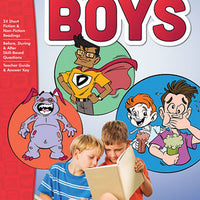 Just for Boys: Reading Comprehension Book Grs 1-3