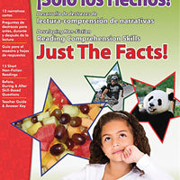 Just the Facts!: Reading Comprehension Book Grades 1-3 Bilingual