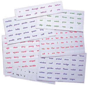 Magnetic Word Tiles