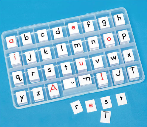 Alphabet Letter Tiles English Set of 272