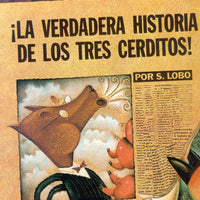 True Story of the 3 Little Pigs Spanish Paperback Book