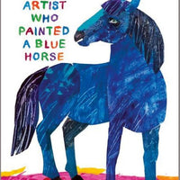 Artist Painted a Blue Horse