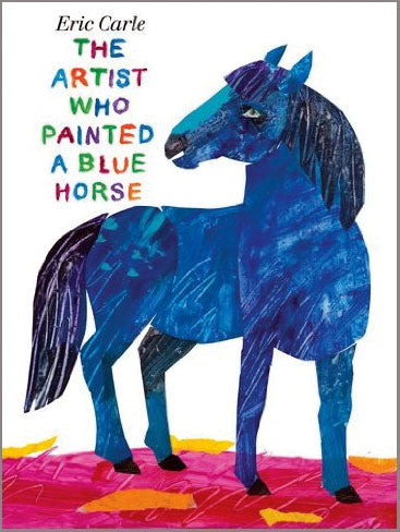 Artist Painted a Blue Horse