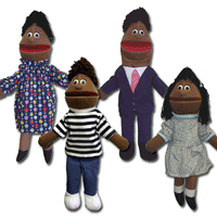 Family of 4 Puppets