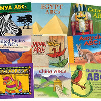 Countries ABCs Library Bound Book Set