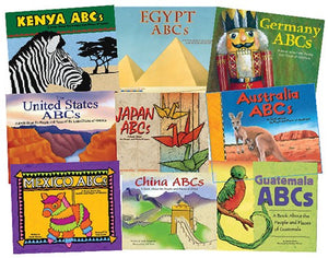 Countries ABCs Library Bound Book Set