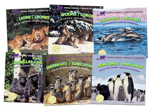 Animal Families Bilingual Book Set