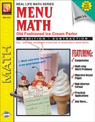 Ice Cream Parlor Math Addition/Subtraction