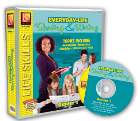 Everyday-Life Reading & Writing Practice Book & CD Binder 1