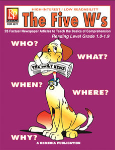 Five W's Level 1 Book