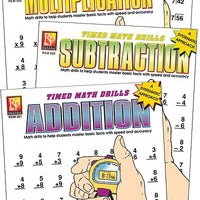 Timed Math Drills: Subtraction