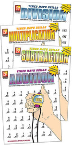 Timed Math Drills: Subtraction