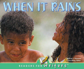 Que Pasa cuando llueve/ When it Rains English Paperback Lap book