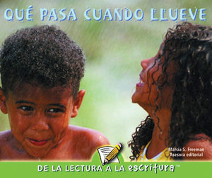 Que Pasa cuando llueve/ When it Rains Spanish Paperback Lap book