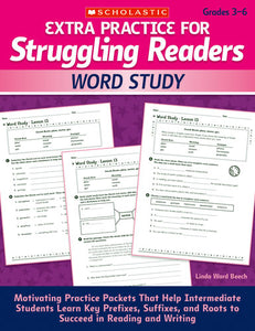Extra Practice for Struggling Readers: Word Study