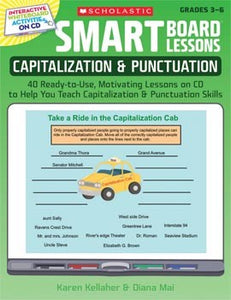 SMART Board Lessons: Capitalization & Punctuation Book & CD