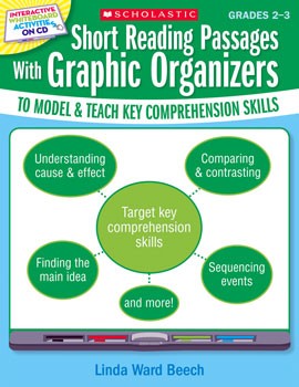 Short Reading Passages with Graphic Organizers Grades 2-3 Book