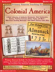 Primary Sources Teaching Kit Colonial America