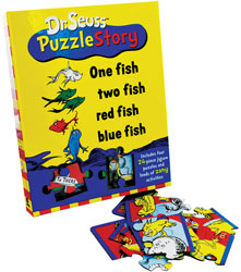 Dr Seuss One Fish Two Fish Red Fish Blue Fish chri Jigsaw Puzzle