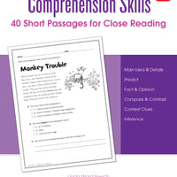 Comprehension Skills: 40 Short Pass/Close Rdg Gr 3