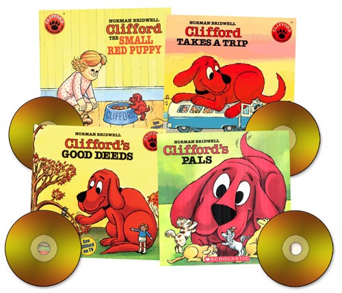 Clifford Read-Alongs (4) Set of