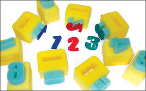 Numbers Handle Sponge Set ~ Summer Fun!