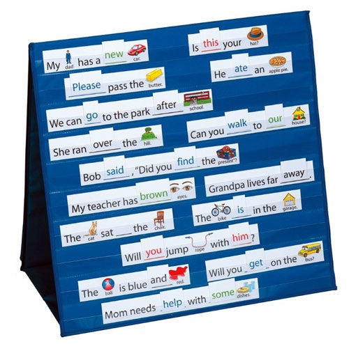 Sight Words & Sentences Table Top Pocket Chart