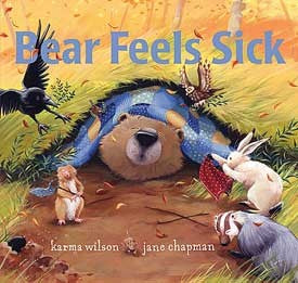Bear Feels Sick Hardcover Book
