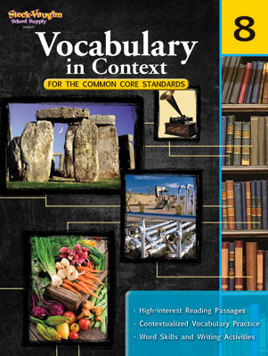 Vocabulary in Context for the Common Core Standards Grade 8