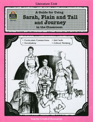 Sarah, Plain & Tall Lit. Guide
