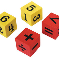 Foam Numbers & Operations Dice