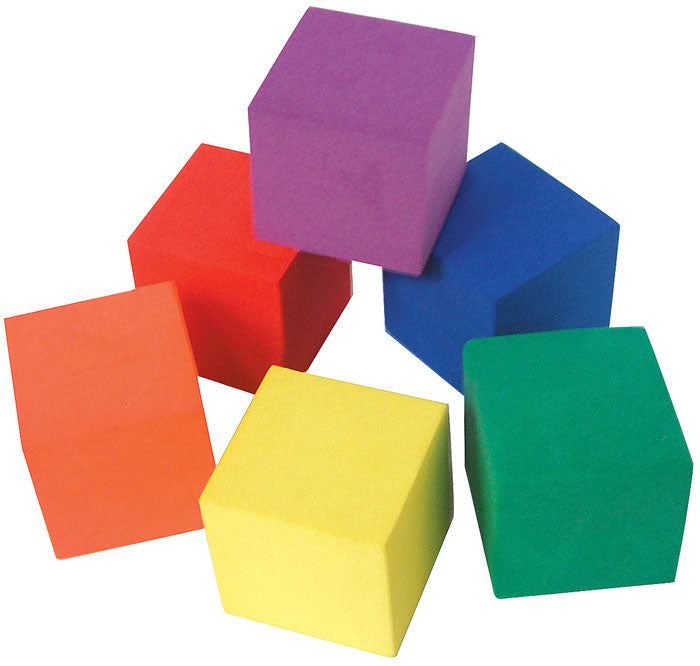 Foam Color Cubes (1 Inch)