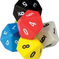 10 Sided Dice Set of 6