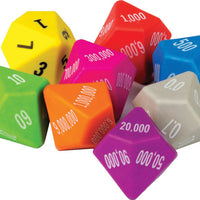 Place Value Dice Set of 8