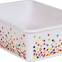 Large Cubby Storage Bins Confetti