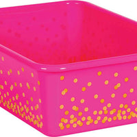 Large Cubby Storage Bins Confetti